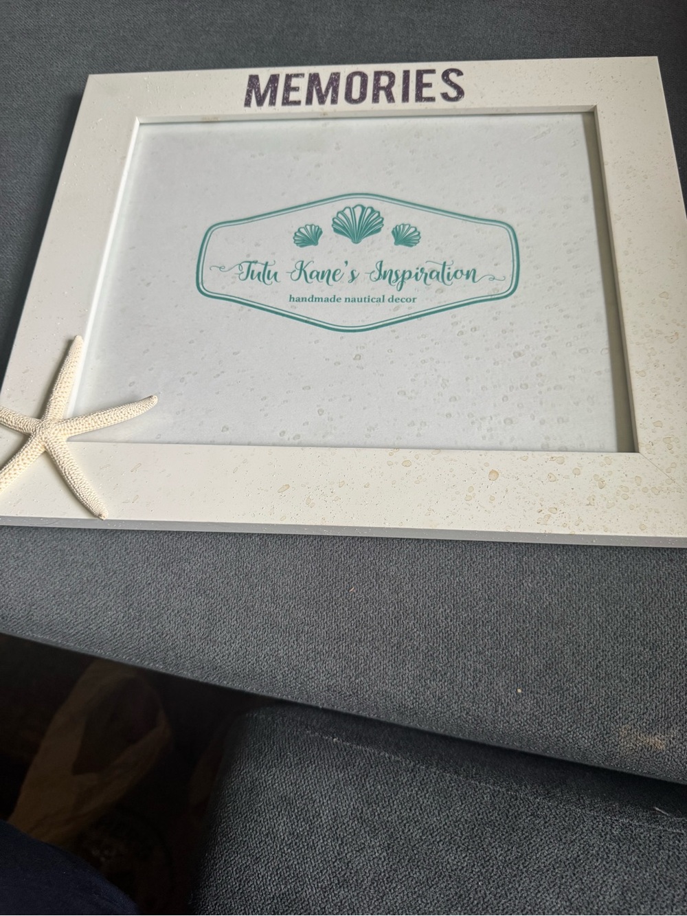Tutu Kane's Inspiration White 'Memories' Nautical Picture Frame